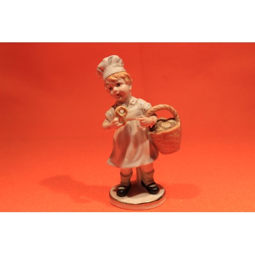 178 - German Figure of a Boy selling Pretzels