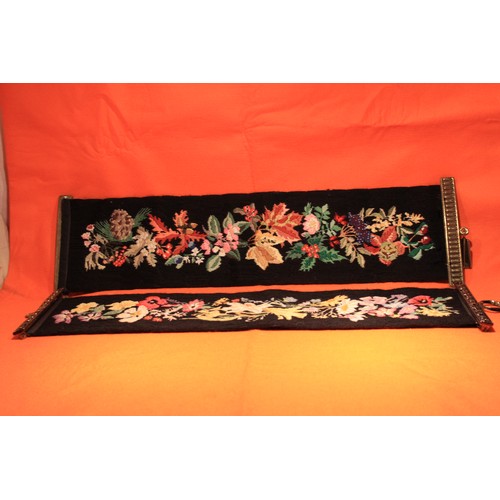 180 - 2 x Oriental Embroidered Wall Hangings