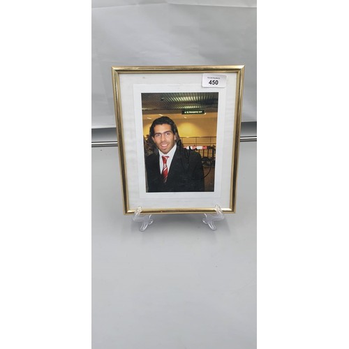 450 - Carlos Trevez Hand Signed and Framed Picture.