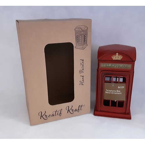 802 - Metal British Telephone Money Box