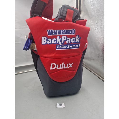 941 - Dulux Weathershield Backpack Roller System New In The Box.