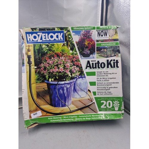 942 - Hozelock Maxi Auto Kit Simple To Use Garden Watering Or Extension Kit.