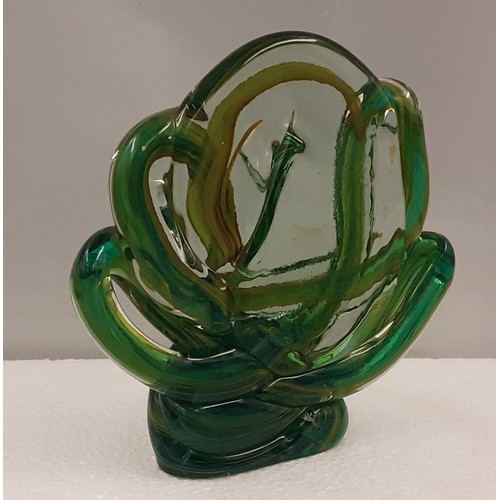 77 - Mdina Art Glass Free Form Item in the Sea and Sand Design