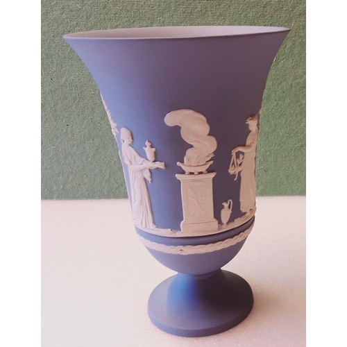 376 - Large Wedgewood Jasper Vase.