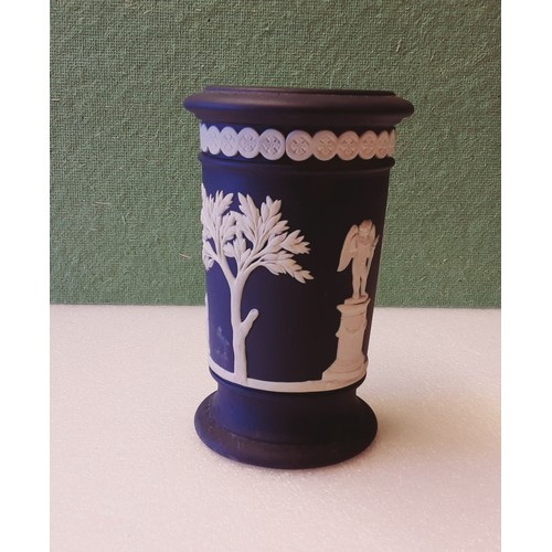 392 - Dark Blue Jasper Vase