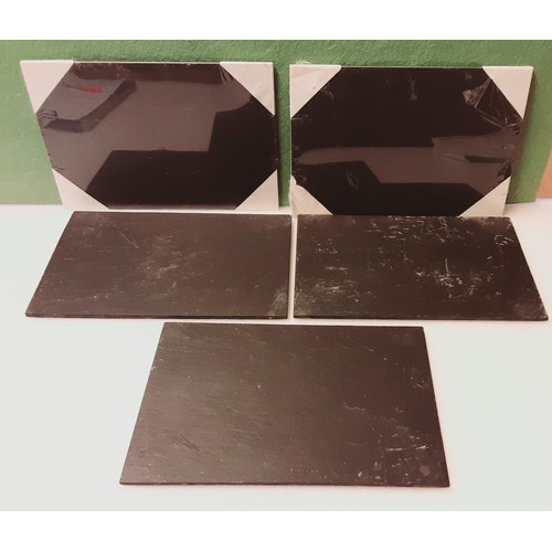 706 - 5 x Slate Table Mats