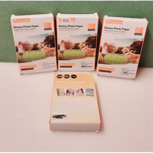 806 - 4 Boxes (100 Sheets) Of Photo Paper.