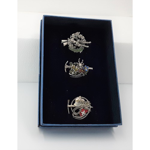 606 - 925 Silver Lapel Pins from Austria