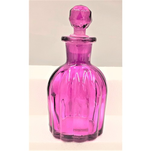 773 - Glass Perfume Bottle in Purple