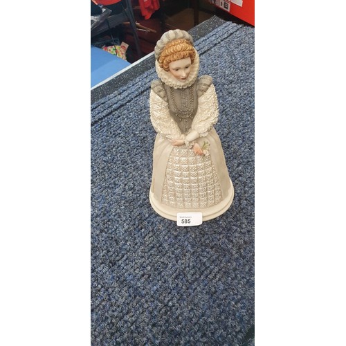 585 - Queen Anne Figure Signed