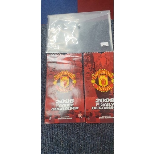 836 - MUFC Organiser x2 (1 Has 8 Signatures and 1 has 3 Signatures)