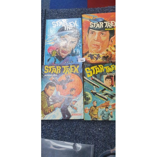 849 - Star Trek Annuals x4 1977, 1978 and 2 Others