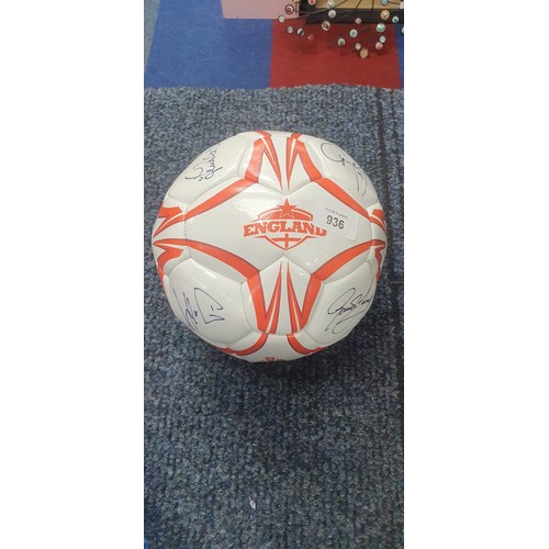 936 - Signed England Football