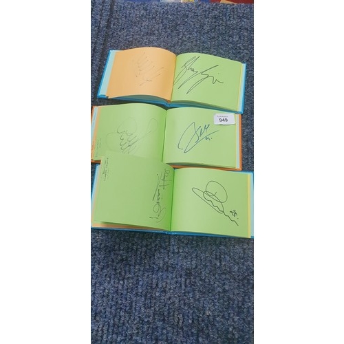 949 - 3 Autograph Books