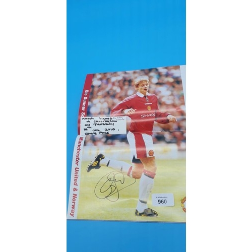 960 - 3 x Signed Various UTD Reviews