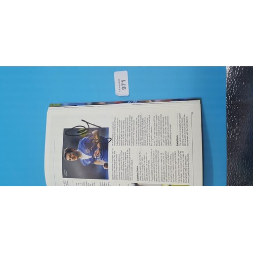 971 - MCFC Signed Programs x2 Multi Signatures.