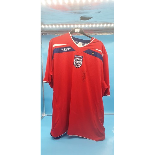 1095 - England 3 Lions Size 3XL 1 Genuine Signature