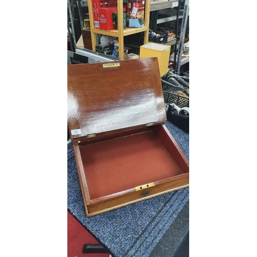 643 - Vintage Writing Desk In Oak.