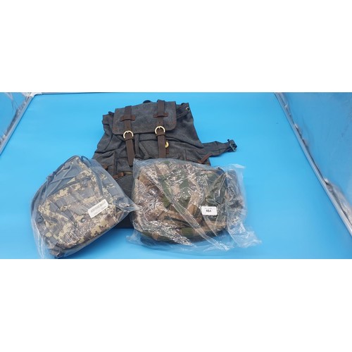 464 - 1 Large Ruck Sack and 2 Small Rucksacks All New