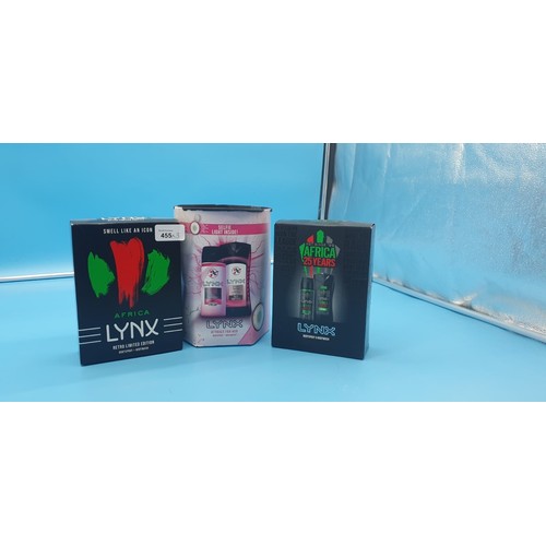 455 - Lynx Gift Sets x3 To Include Africa, Attract and LTD Edition.