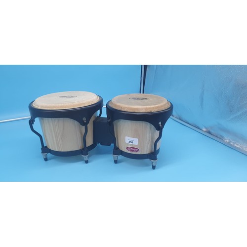 258 - Set Of Authentic Bongo Drums