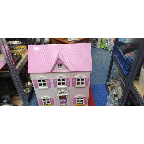 1129 - Large Pink Dolls House