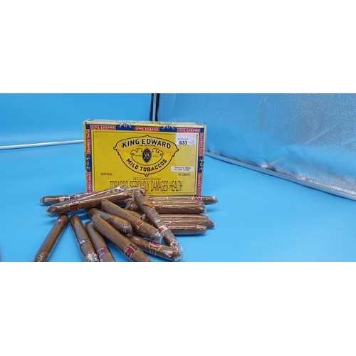 833 - Box Of King Edwards (21 Cigars)