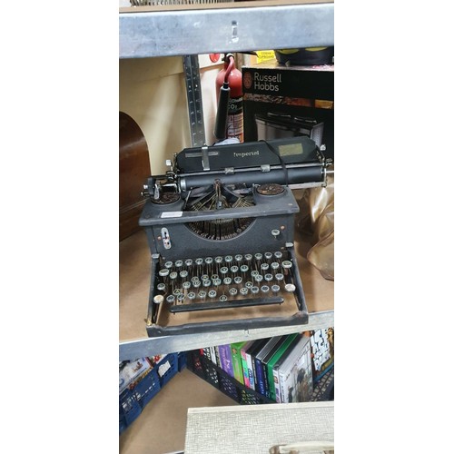 235 - Antique Imperial Typewriter With Cover