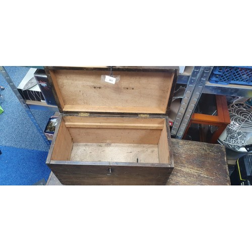 263 - Large Carpenters Chest and A Small Wooden Chest.