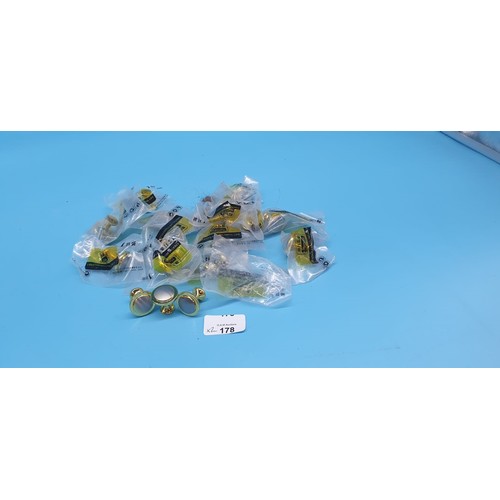 178 - 2 Boxes Of Brass Door Knobs