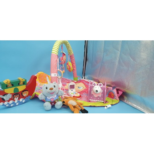 187 - Kiddies Mobile and Assorted Toys