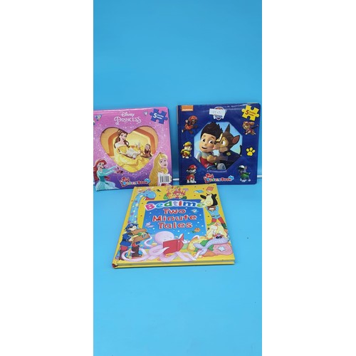 188 - 2 Jigsaw Puzzle Books and Bedtime Book