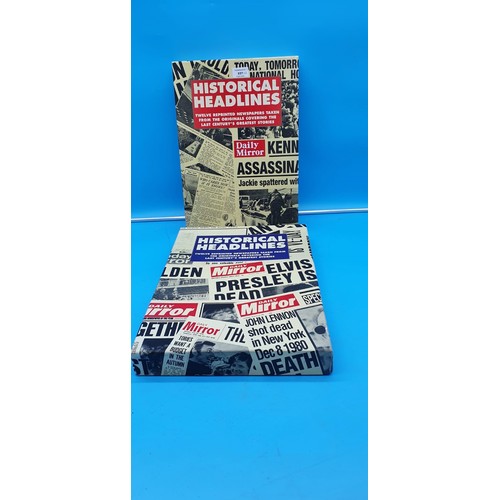 227 - 2 Boxes of historical Headlines Complete In Boxes