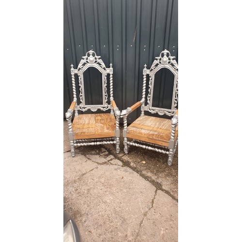 229 - 2 Huge Throne Chairs For Events, Pageants, Santa Etc