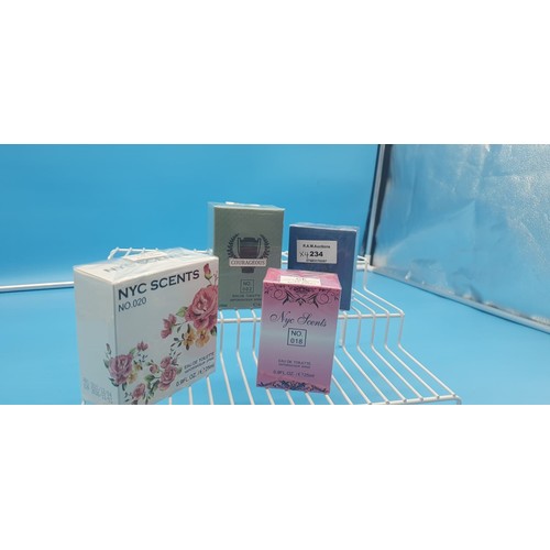 234 - NYSC Perfumes Sealed In Boxes to Include Mens and Womens Versace, Euphoria and Invictus