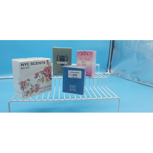 235 - NYSC Perfumes Sealed In Boxes to Include Mens and Womens Versace, Euphoria and Invictus