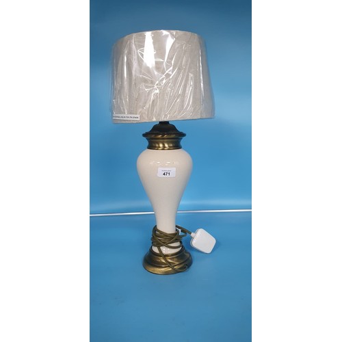 471 - BHS Lamp and Shade Working Not PAT Tested