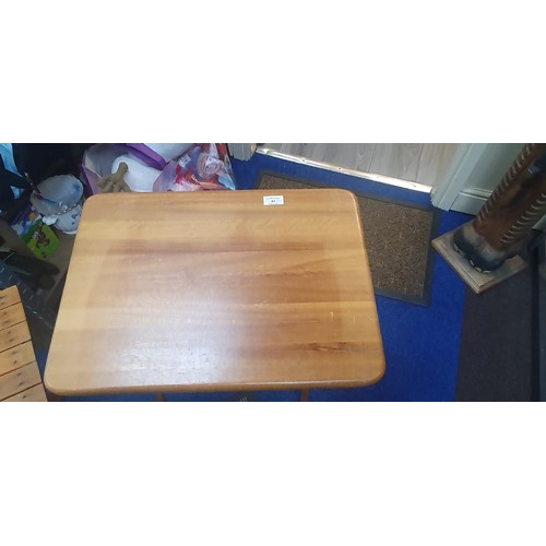 87 - Pine Folding Tables x2