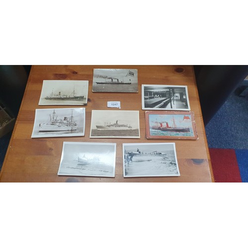 1247 - Vintage Shipping Post Cards and Photos