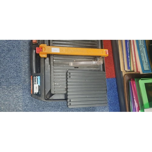 44 - Electric Tile Cutter With Attachments (Not Tested)