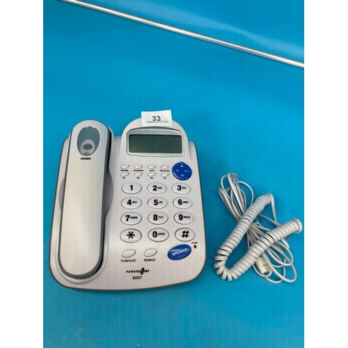 33 - Power Plus Caller ID Telephone New In The Box