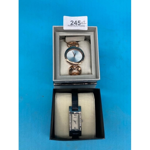 245 - Next Gold Tone Watch and Oasis Silver Tone Watch