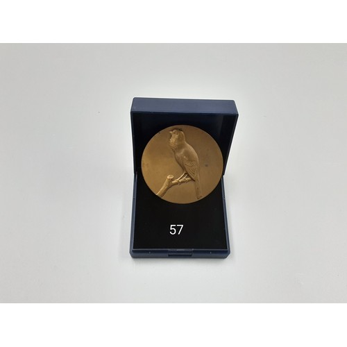 57 - Bronze Medallion - Dated Strasbourg 1973