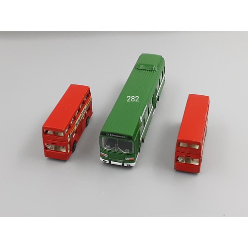 282 - 2 x Matchbox Double Decker Buses + Crosville Coach