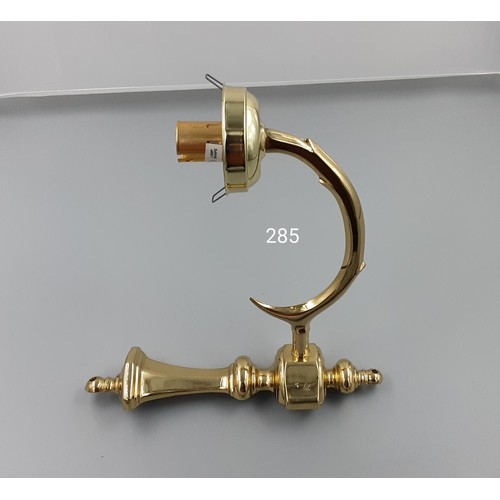 285 - Brass Wall Light Fitting