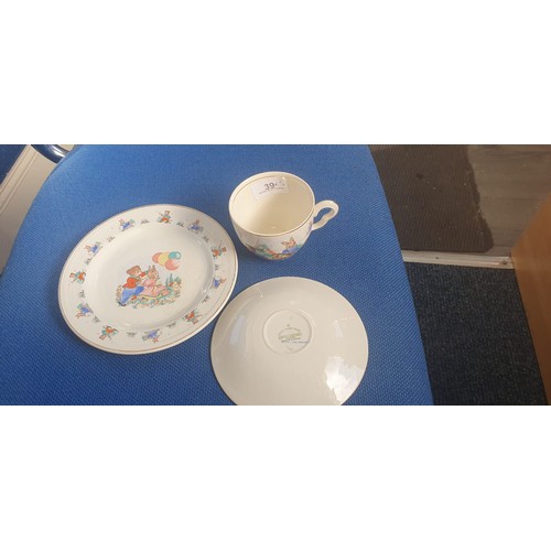 39 - Beatrix Potter Dish and Plate Set and 3 Plates