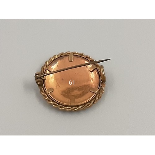 61 - Antique Photograph Brooch