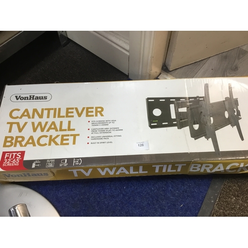 126 - T.V Bracket in Box for 32”-65” T.V.