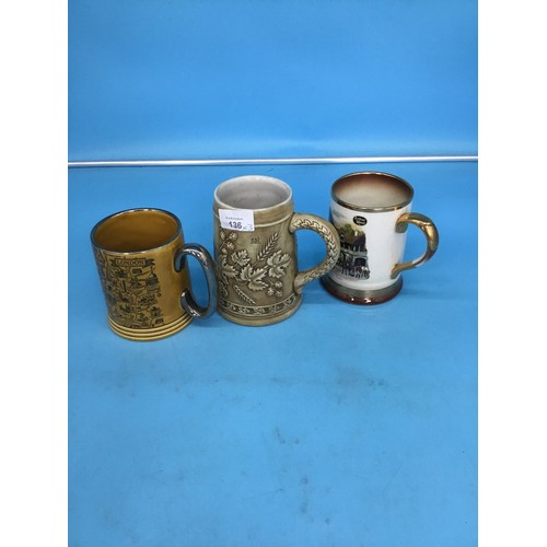 136 - 3 Tankards