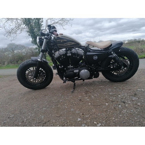 1252 - Harley Davidson 48 in immaculate condition no scratches 5000 miles still got the original tyres on. ... 